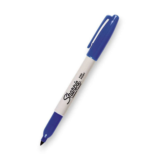 Picture of SHARPIE PERMANENT MARKER FINE TIP DARK BLUE